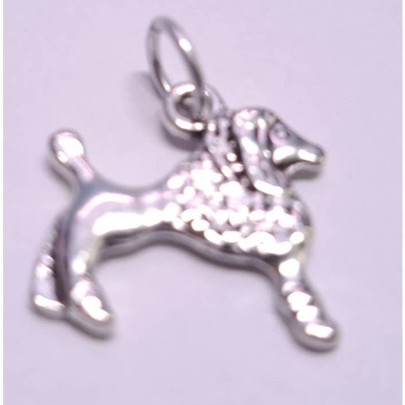 BUNDLE ONLY French Poodle Charm or Pendant Silvertone Dog Canine Puppy Lover - Picture 3 of 4
